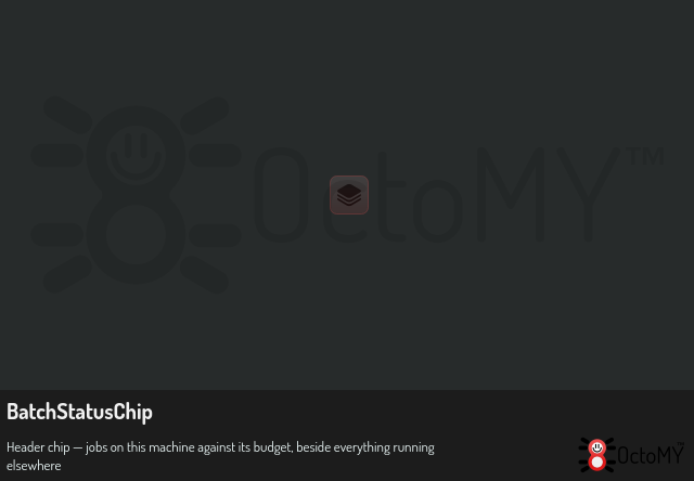 BatchStatusChip in default mode
