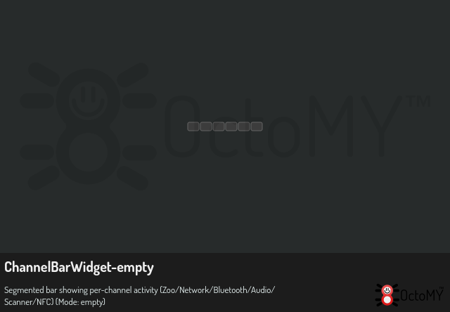ChannelBarWidget in empty mode
