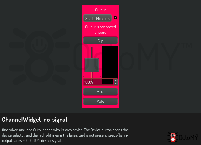 ChannelWidget in no-signal mode