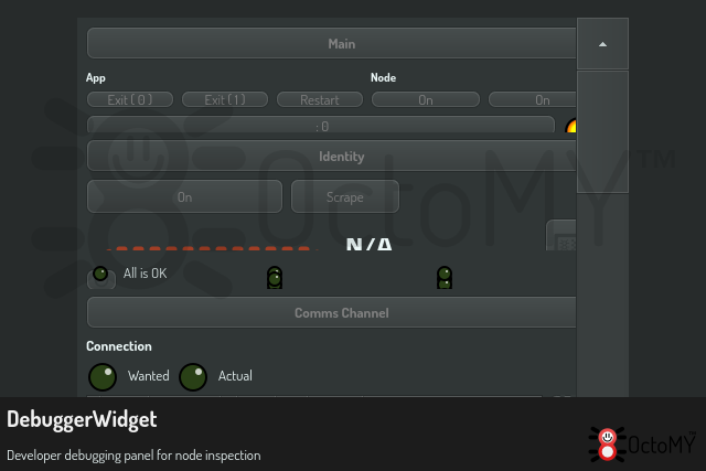 DebuggerWidget in default mode