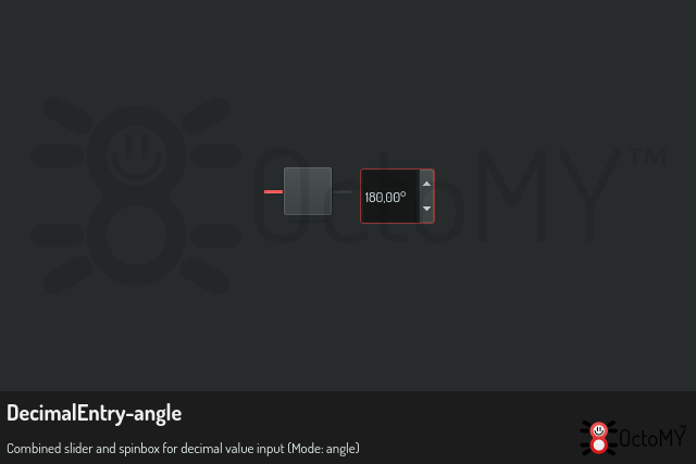 DecimalEntry in angle mode