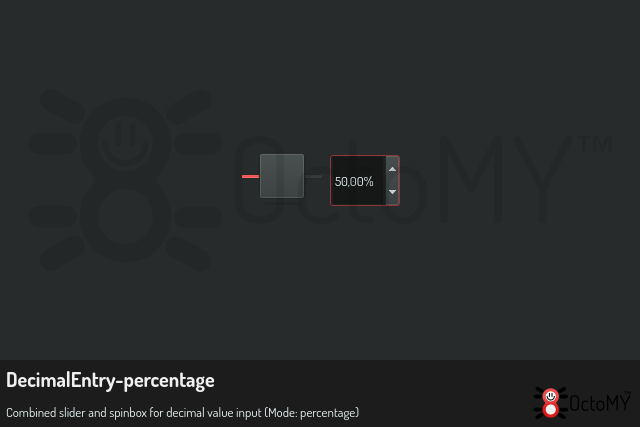 DecimalEntry in percentage mode