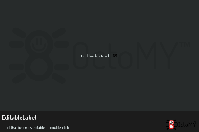 EditableLabel in default mode