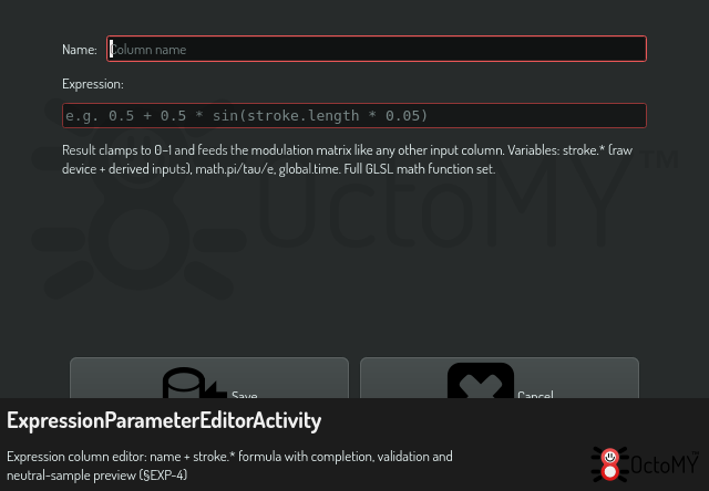 Expression editor