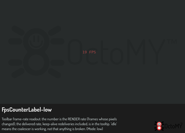 FpsCounterLabel in low mode