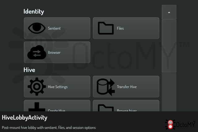 HiveLobbyActivity in default mode