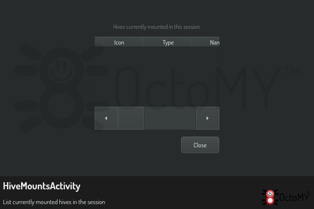 HiveMountsActivity in default mode