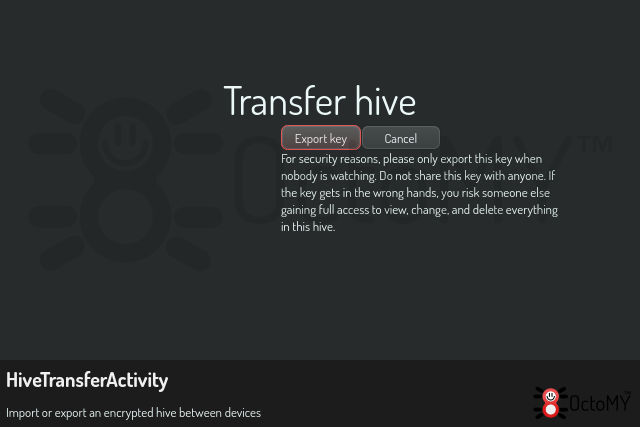 HiveTransferActivity in default mode