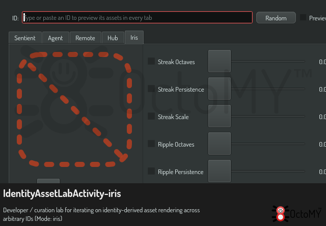 IdentityAssetLabActivity in iris mode