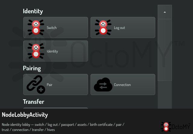 NodeLobbyActivity in default mode