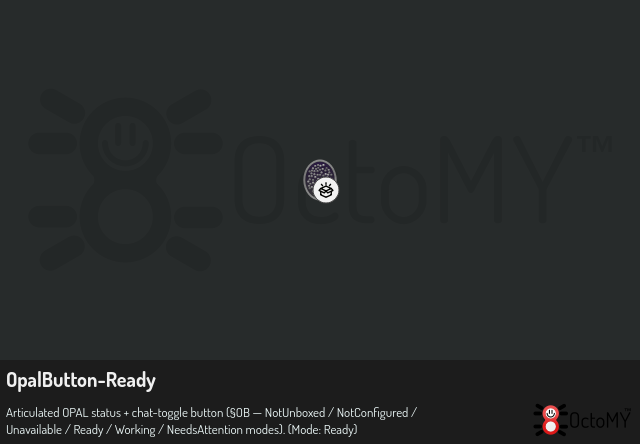 OpalButton in Ready mode