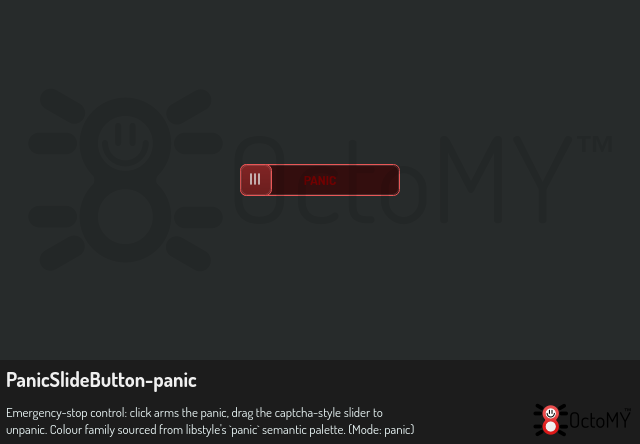 PanicSlideButton in panic mode