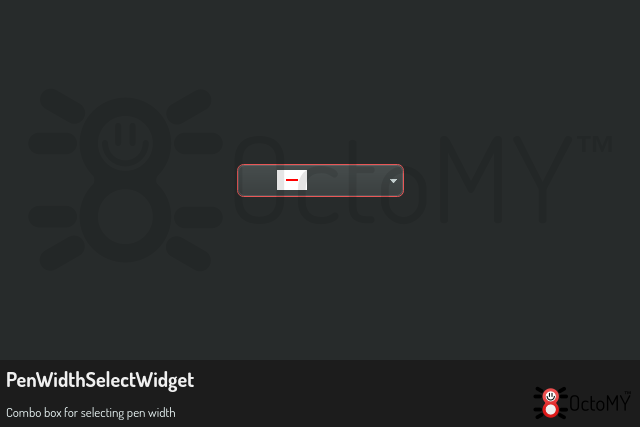PenWidthSelectWidget in default mode