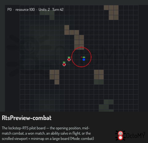 Units meeting in mid-match combat