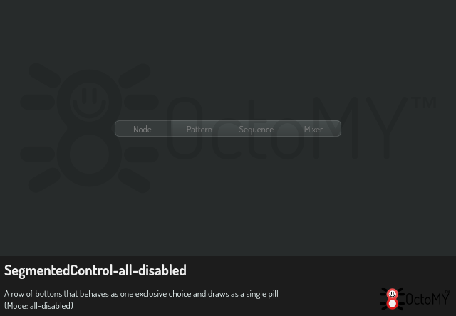 SegmentedControl in all-disabled mode