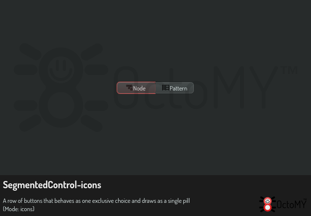SegmentedControl in icons mode