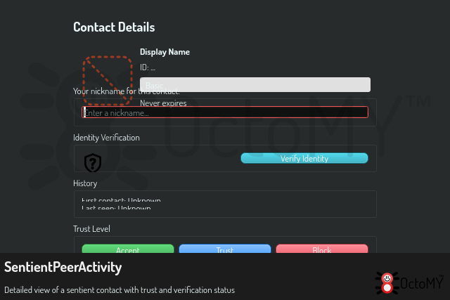 SentientPeerActivity in default mode