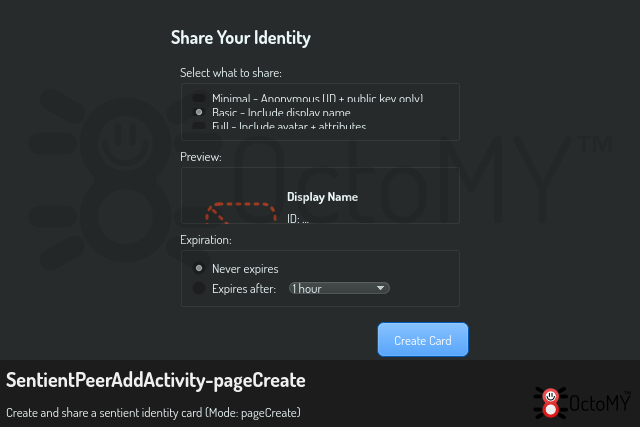 SentientPeerAddActivity in pageCreate mode
