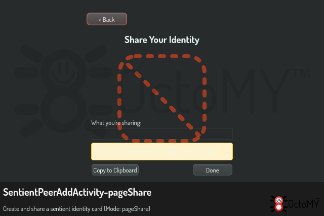 SentientPeerAddActivity in pageShare mode