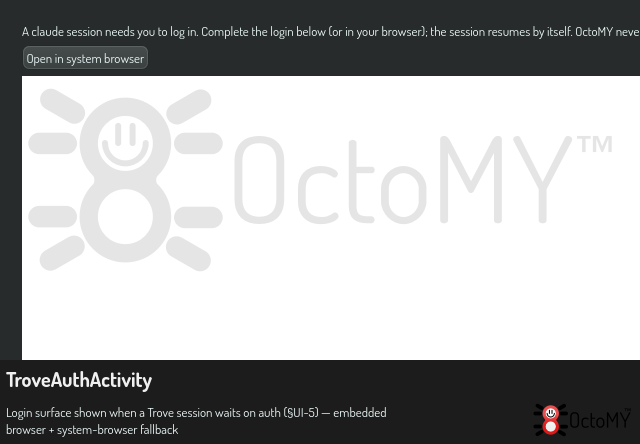 TroveAuthActivity