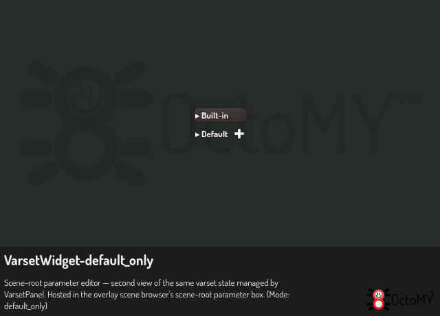 VarsetWidget in default_only mode