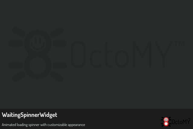WaitingSpinnerWidget in default mode