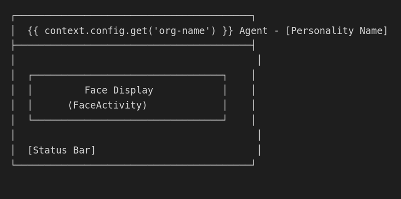 Agent Window Layout